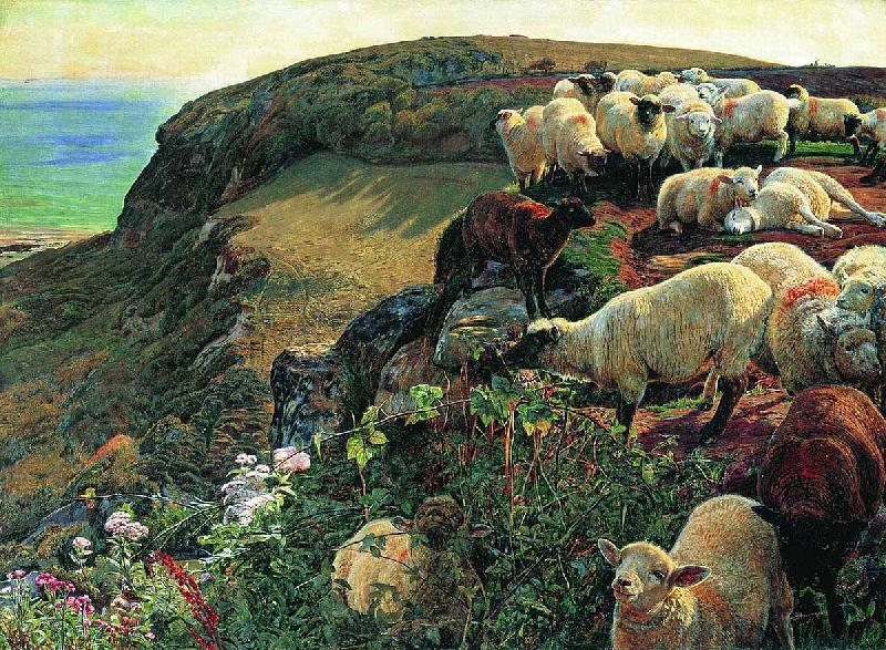 William Holman Hunt Unsere englische Kuste Spain oil painting art